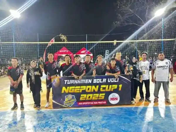 Karang Taruna dan PKK Kompak Sukseskan Turnamen Voli yang Hangatkan Suasana Desa
