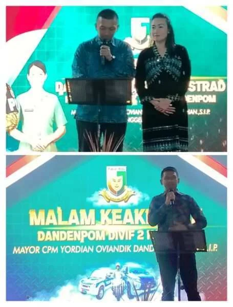 Dandenpon divisi 2 Kostrad resmi di jabat Mayor CPM Yordian Oviandik Dandel, S.S.T.Han., S.I.P.