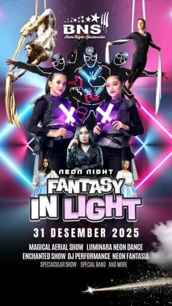 Neon Night: Fantasy in Light persembayan Dari BNS di malam Tahun baru 2026