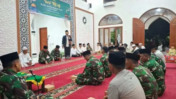 Tingkatkan Iman Dan Taqwa Serta Ukhuwah Islamiyah, Kodim 0906/Kkr Gelar Peringatan Isra Mi’raj