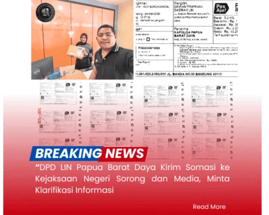 Luncurkan SOMASI Ke 2 Media di Sorong dan Kasi Intel Kejaksaan Negeri tentang Berita tidak sesuai