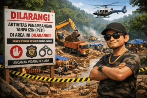 Kapolda Didesak Copot Kapolres Mitra dan Dirkrimsus! Kiki Mewo Alias Kiki Diduga Dibiarkan Beraktivitas PETI di Manguni, Kebun Raya Megawati Soekarnoputri—Tambang Ilegal Jalan Terus di Belakang Papan Pamplet Larangan!”