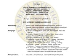 SK DPP LIN Diterbitkan: Jackson Sambow Resmi Menjabat Hingga 2028