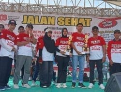 Doorprize Menggembirakan, Warga Ngepon Meriahkan Jalan Sehat Hari Jadi Desa