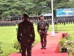 Upacara Peringatan HUT Infanteri dan Penutupan Penerimaan Peleton Yudha Wastu Pramuka Jaya