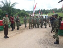 Menteri Pertahanan RI Kunjungi Brigif TP 85/BTC di Kutai Barat