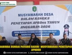 Babinsa Sungai Payang Hadiri  Musyawarah Penetapan APBDes