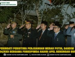 Peringati Peristiwa Perjuangan Merah Putih, Dandim 0906/Kkr Bersama Forkopimda Hadiri Apel Renungan Suci
