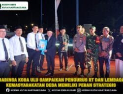 Babinsa Koba Ulu Sampaikan Pengurus RT dan Lembaga Kemasyarakatan Desa Memiliki Peran Strategis