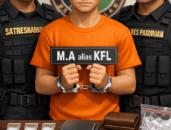 Satresnarkoba Polres Pasuruan Amankan Terduga Pengedar Sabu di Beji