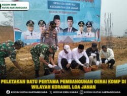 Peletakan Batu Pertama Pembangunan Gerai KDMP di Wilayah Koramil Loa Janan