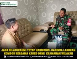 Jaga Silaturahmi Tetap Harmonis, Babinsa Lakukan Komsos Bersama Kades Demi  Keamanan Wilayah