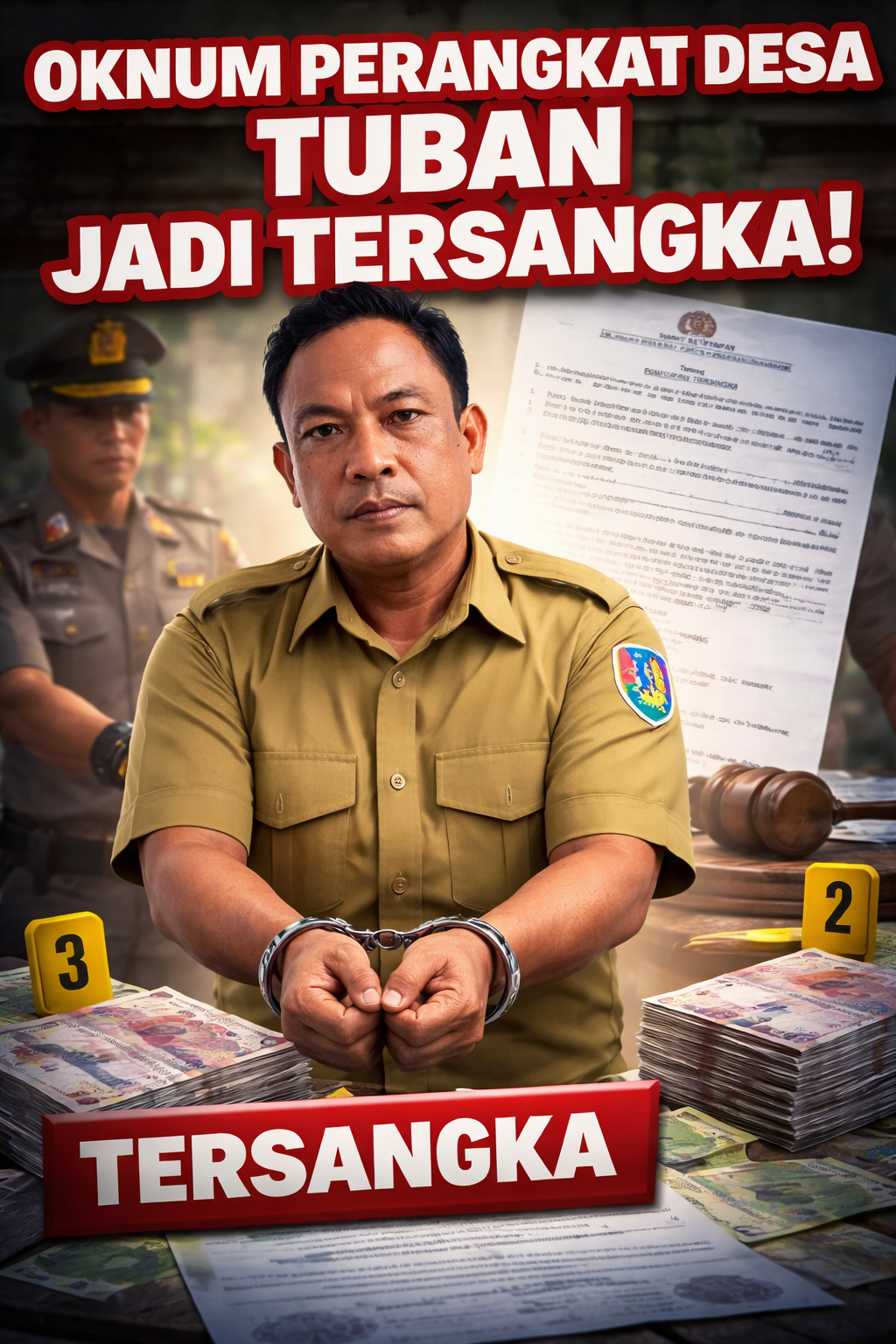 Oknum Perangkat Desa Penidon Plumpang Tuban Resmi Jadi Tersangka, LIN Awasi Proses Hukumnya