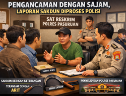 Polres Pasuruan Proses Laporan Dugaan Pengancaman Sajam, Pelapor Mengaku Masih Terancam