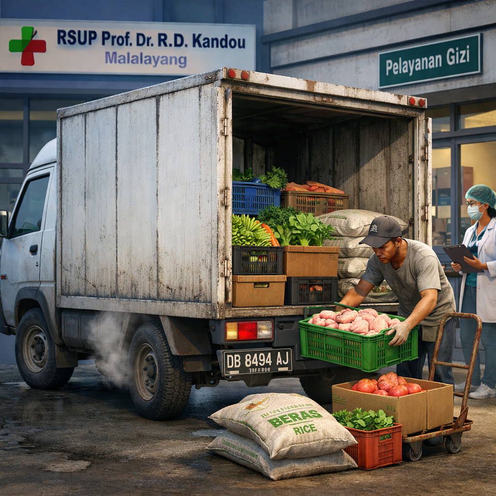 Vendor Gizi RSUP Kandou Manado Disorot, Diduga Belum Penuhi Sejumlah Standar