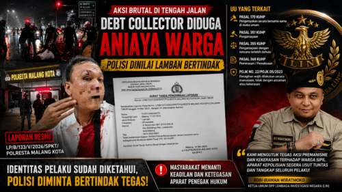 Debt Collector Diduga Aniaya Warga di Tengah Jalan, Aparat Dinilai Lamban Bertindak