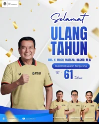 HUT ke-61 Bupati Tangerang Dapat Ucapan Spesial dari Ketua Askab PSSI