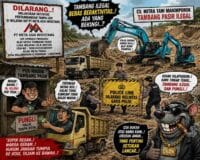 Aktivitas Tambang Tanpa Izin di Langowan Jadi Sorotan, Sopir Truk Keluhkan Pungutan Liar