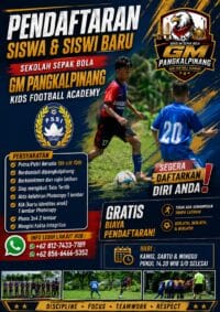 SSB GM Pangkalpinang Kids Football Academy Buka Pendaftaran Peserta Baru, Siap Cetak Bintang Sepak Bola Usia Dini
