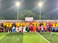 Lapangan Hijau Jadi Arena Memupuk Soliditas Keluarga Besar Polresta Tangerang