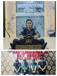 Polres Minahasa Tenggara Lakukan Penertiban, Empat Terduga Pemilik Senjata Angin Terjaring