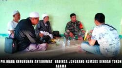 Pelihara Kerukunan Antarumat, Babinsa Jongkang Komsos dengan Tokoh Agama