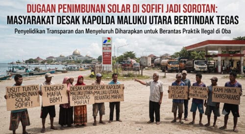 Dugaan Penimbunan Solar di Sofifi Jadi Sorotan, Masyarakat Desak Kapolda Maluku Utara Buktikan Komitmen Berantas Mafia BBM