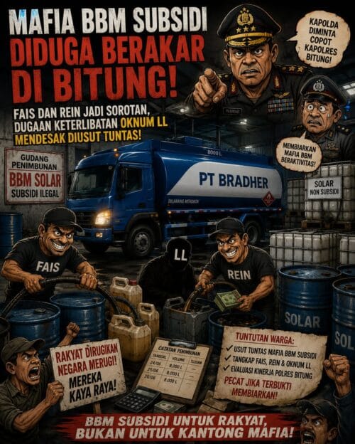 MAFIA BBM SUBSIDI DIDUGA BERAKAR DI BITUNG! Fais dan Rein Jadi Sorotan, Dugaan Keterlibatan Oknum LL Diminta Diusut Tuntas