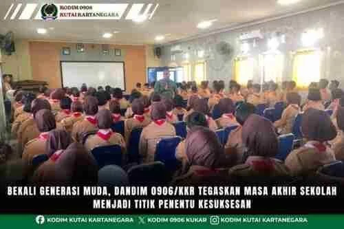 Bekali Generasi Muda, Dandim 0906/Kkr Tegaskan Masa Akhir Sekolah Menjadi Titik Penentu Kesuksesan