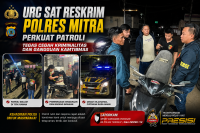 URC Sat Reskrim Polres Mitra Perkuat Patroli, Tegas Cegah Kriminalitas dan Gangguan Kamtibmas