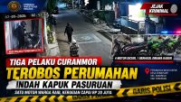 Tiga Pelaku Curanmor Terobos Perumahan Indah Kapuk Pasuruan, Satu Motor Warga Raib