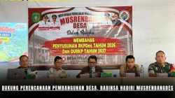 Dukung Perencanaan Pembangunan Desa, Babinsa Hadiri Musrenbangdes